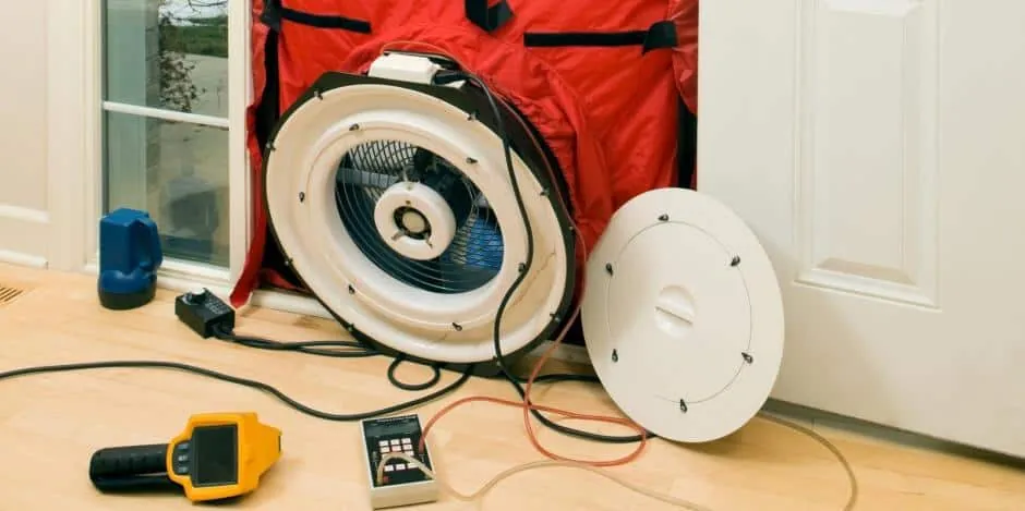 Oprema za blower door test