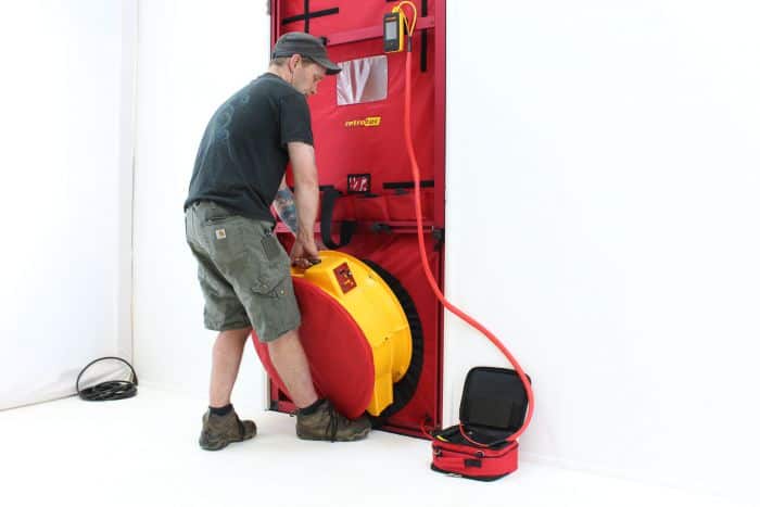 Ispitivanje zrakopropusnosti blower door testom